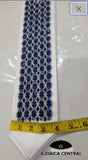Tallit Blue Atarah, Atarah,  Atara, tallit neckcollar, Prayer shawl, tallit crown, Jewish blessing-Diamond Pattern