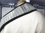 Tallit Prayer Shawl Neckcollar Atarah Crystal Imitation on Black Velvet