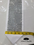New Tallit Atarah Neckcollar Silver Colored Square, atarah, tallit crown, Prayer shawl