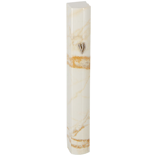 Modern Style Mezuzah with Marble Design