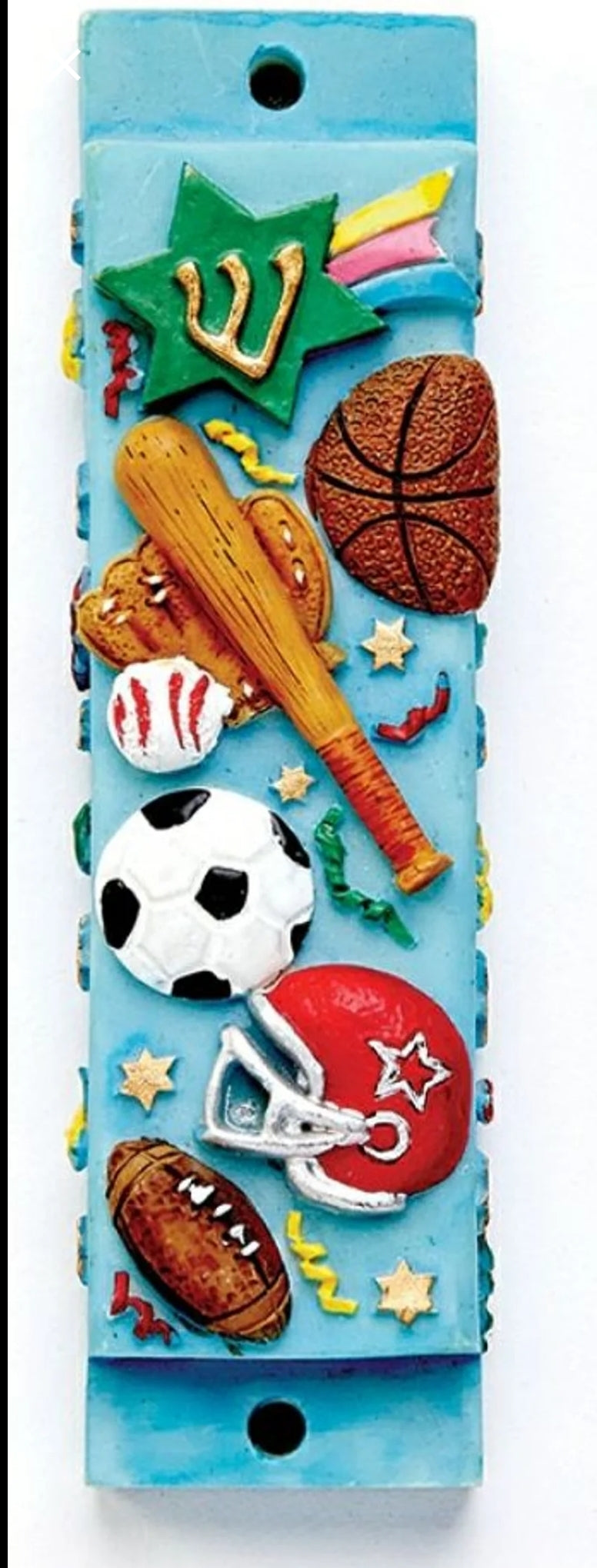 Sport Design Mezuzah for Kids Room