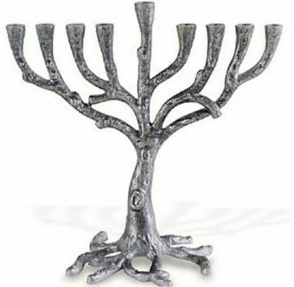 Brand New Hannukah Tree of Life Menorah - 9 branches Chanukah