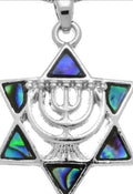 New Star Of DAVID MENORAH NECKLACE- Chanukah