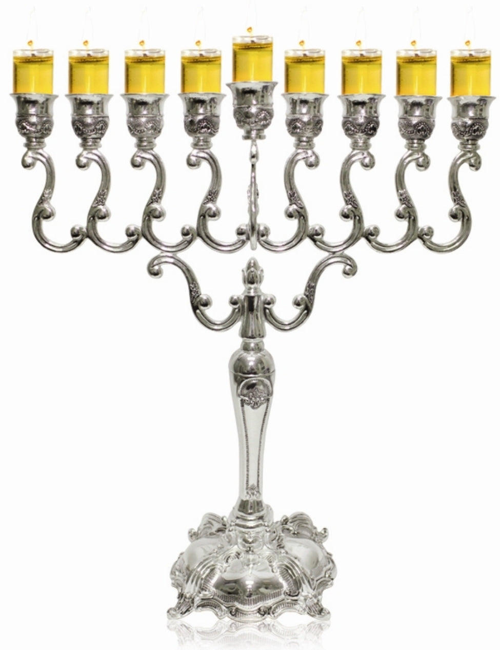 Traditional Oil Menorah
