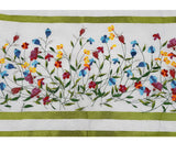 Embroidered Flower Designed Tallit Set