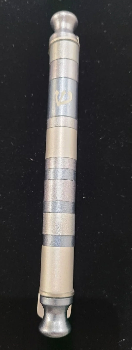 Modern Mezuzah Grey/Blue Cover