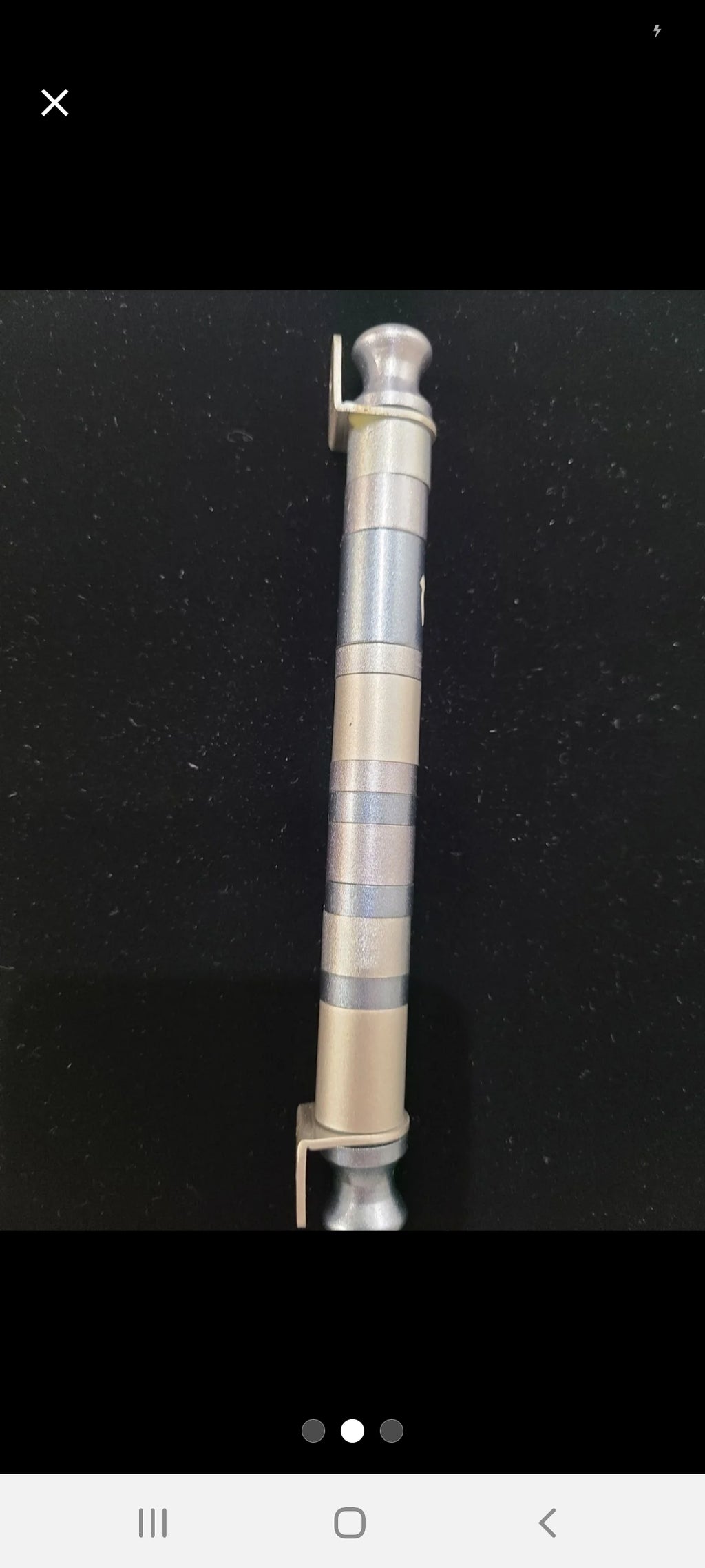 Modern Mezuzah Grey/Blue Cover