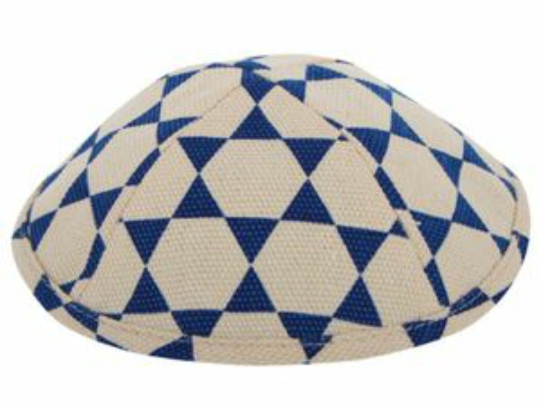 Star of David Kippah Modern Design