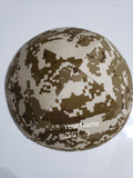 Kippah Military/Camoflauge Design with Customize Personal Name (SGT.)