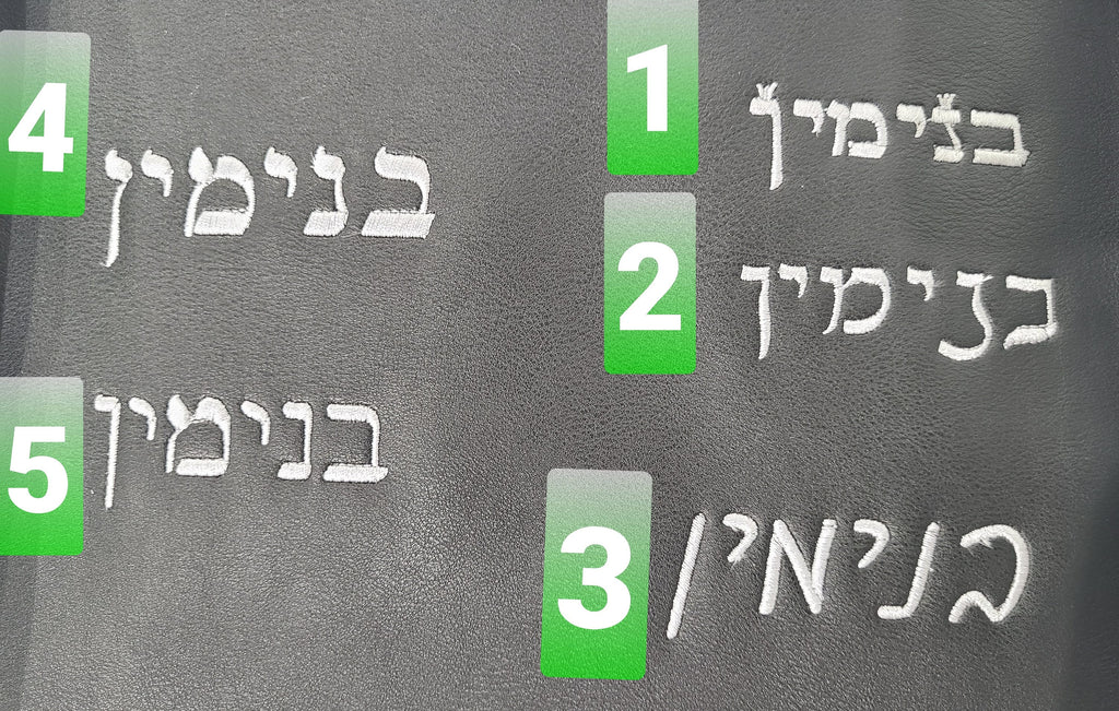 Brand New Tallit & Tefillin bag with Custom Embroidery included