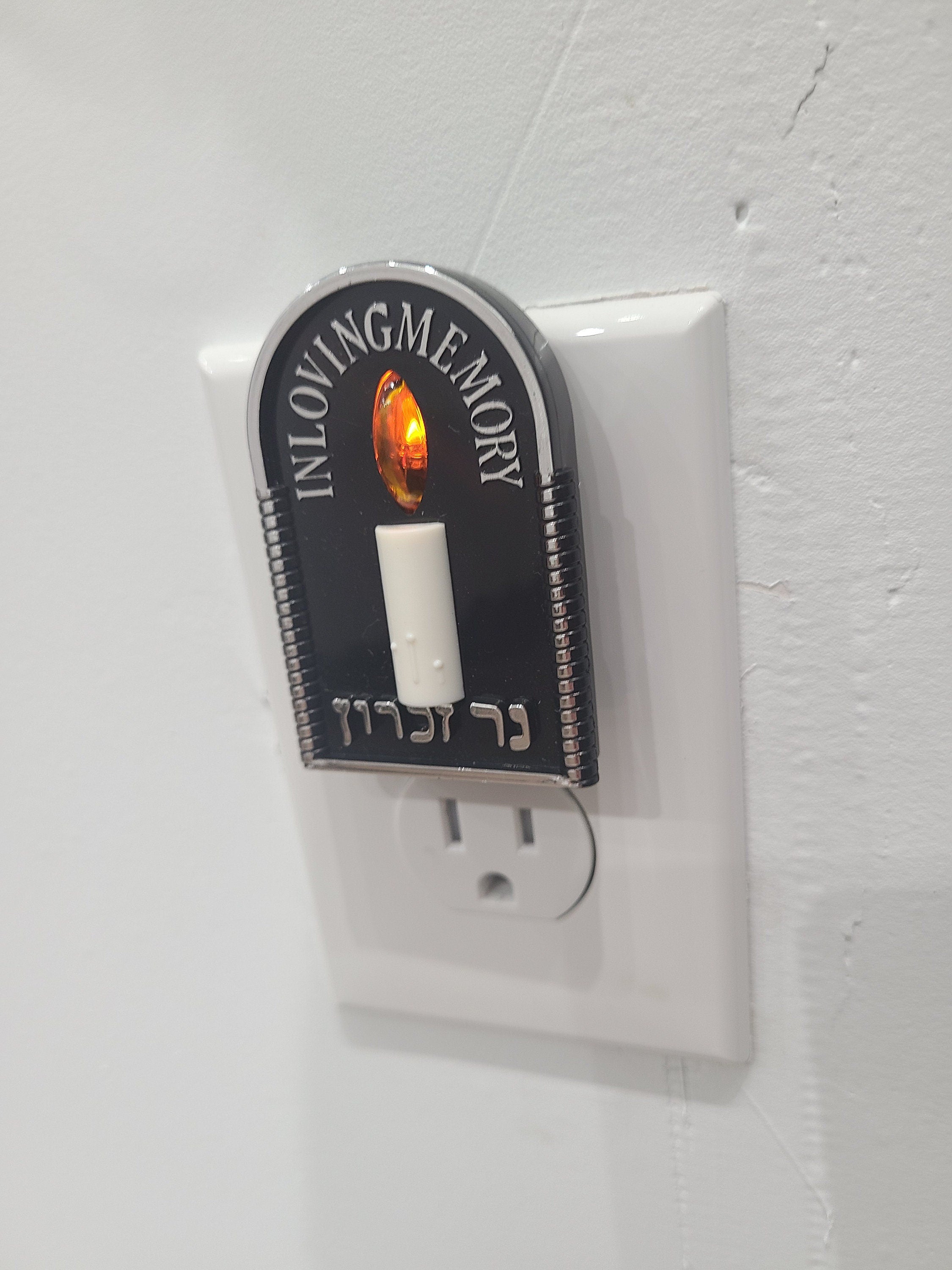 Yahrzeit Plug-in - Jewish Memorial Candle